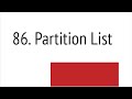 Partition List (Leetcode 86)