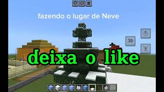 criei um zoológico no Minecraft pt 3 ( urso Polar e boneco de Neve ) polo norte Minecraft série