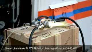 Industrial steam plasma torches PLAZARIUM TPS for plasma gasification (30-50 kW)