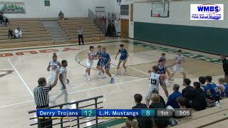 WPIAL High School Boys Basketball Derry v. Laurel Highlands (at Yough) 12/1/23