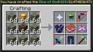 Infinite OP crafts in hypixel uhc...