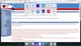 One Button Studio: Installing the FTDI Drivers