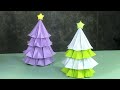 Gấp cây thông noel | Làm handmade bằng giấy