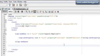J2EE Tutorials for beginners 9 how to use jsp usebean tag