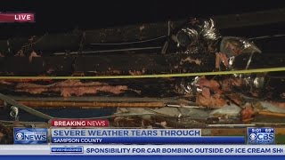 At least 12 injured after Sampson County severe storm
