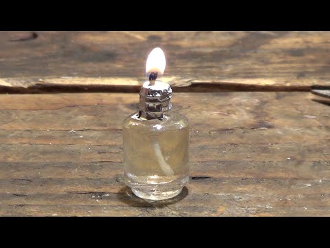 How to make a mini vegetable oil candle How to make a mini vegetable oil candle