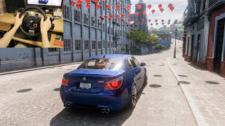 BMW M5 E60 Drift - Forza Horizon 5 | Logitech Driving Force GT Gameplay
