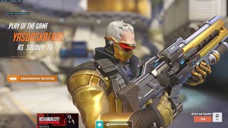 POTG! 19K DMG! SUREFOUR INSANE REAPER + SOLDIER 76 GAMEPLAY OVERWATCH 2