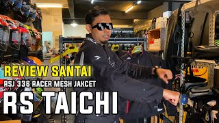 RS TAICHI RSJ336 RACER MESH MOTORCYCLE RIDING JACKET  | RIDING JACKET REVIEW | RINGAN \u0026 TAK PANAS