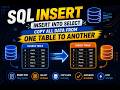 SQL INSERT INTO SELECT Explained | Copy Data from One Table to Another | IN TELUGU
