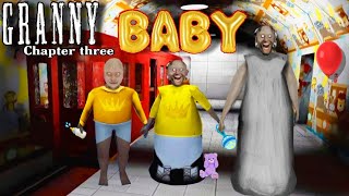 Granny 3 baby 🍼 Granny Baba Grandpa Full gameplay | Train Escape