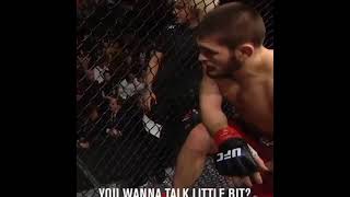 Khabib: 'Dana, you wanna talk little bit?'