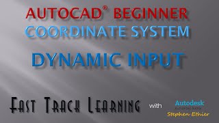 AutoCAD 2015 - Dynamic Input - FTL Tutorial