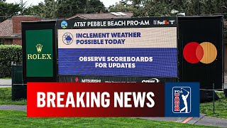 Pebble Beach Pro-AM Final Round POSTPONED To Monday I CBS Sports