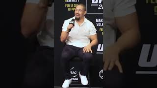 Count Robert Whittaker out on the red panty night 🚫😅 #UFC284 #shorts