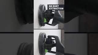 Festool long-reach sander PLANEX LHS 2-M 225: Virtually dust-free with he CT 36 E AC dust extractor.