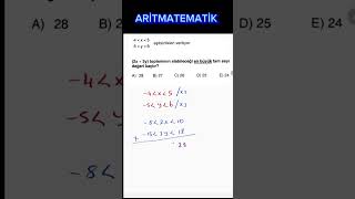 BASİT EŞİTSİZLİKLER SORU ÇÖZÜMÜ 2024-KPSS-DGS-ALES-TYT