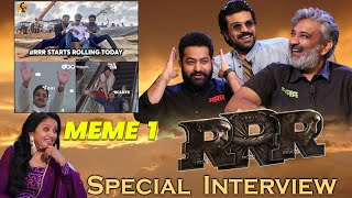 RRR HILARIOUS Memes Interview : MEME 1 | Anchor Suma | Jr Ntr | Ram Charan | Rajamouli | Tollywood