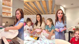 بيرلا بتحكي فرنسي ل اول مرة😍حكينا قصة قبل النوم😍❤️مساعدتي اليوم اجازة والشغل عليي💔رولا قاسم