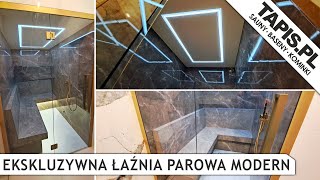 EKSKLUZYWNA ŁAŹNIA PAROWA MODERN MONTAŻ KRASNYSTAW- SAUNY - WANNY SPA - MINIBASENY - KOMINKI - TAPIS