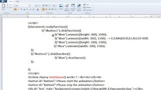 JQUERY EFFECTS CLEARQUEUE METHOD DEMO