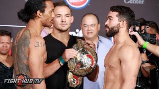 Bellator 160- Ben Henderson vs. Patricio Pitbull Complete Weigh In \u0026 Face Off Video