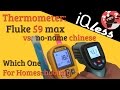 Laser Infrared Thermometer: Fluke 59 Max vs Chinese No name