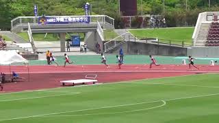 20180505　第69回沖縄陸上競技選手権大会兼国体選考会　男子一般 200m 予選3組