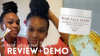 Fresh Rose Face Mask | Review + Demo