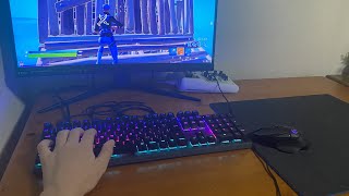 キーマウ8ヶ月目の男の手元動画【フォートナイト/Fortnite】