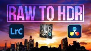 How to turn RAW photos into HDR video