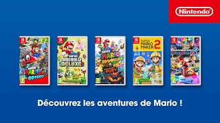 Découvrez les aventures de Mario sur Nintendo Switch !