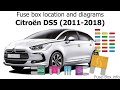 Fuse box location and diagrams: Citroen DS5 (2012-2016)