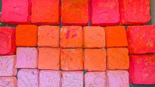 Pink Varity Mass Crush Dyed Gym Chalk Block Crush Powdery Dusty||Satisfying|| ASMR|| Gymchlkasmr||