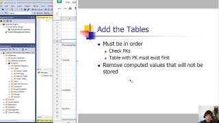 Implement the Database, Part 4 OLD