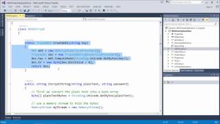 Twenty C# Questions Explained - How to encrypt and decrypt a string in .NET