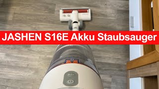 JASHEN S16E Akku Staubsauger kabellos (350W Saugleistung, 2 in 1 Smart Bodenkopf) | Unboxing \u0026 Test