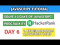 #6 JavaScript Tutorials | Bitwise Operators in JavaScript | JavaScript Dates
