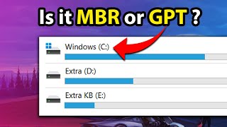 How to Check if Disk is MBR or GPT \u0026 How to Convert MBR to GPT for Free