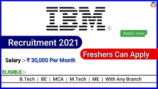 IBM Recruitment 2021 | IBM Recruitment For Freshers 2021 | IBM Jobs For Freshers | Vamm Academy