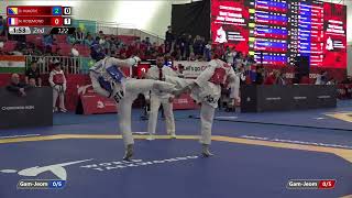 122 Round of 16 Men  63kg BIH D  VUKOTIC FRA N  ROSEMOND