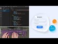 ASMR Programming - Liquid Drop Login Page using Html CSS - No Talking