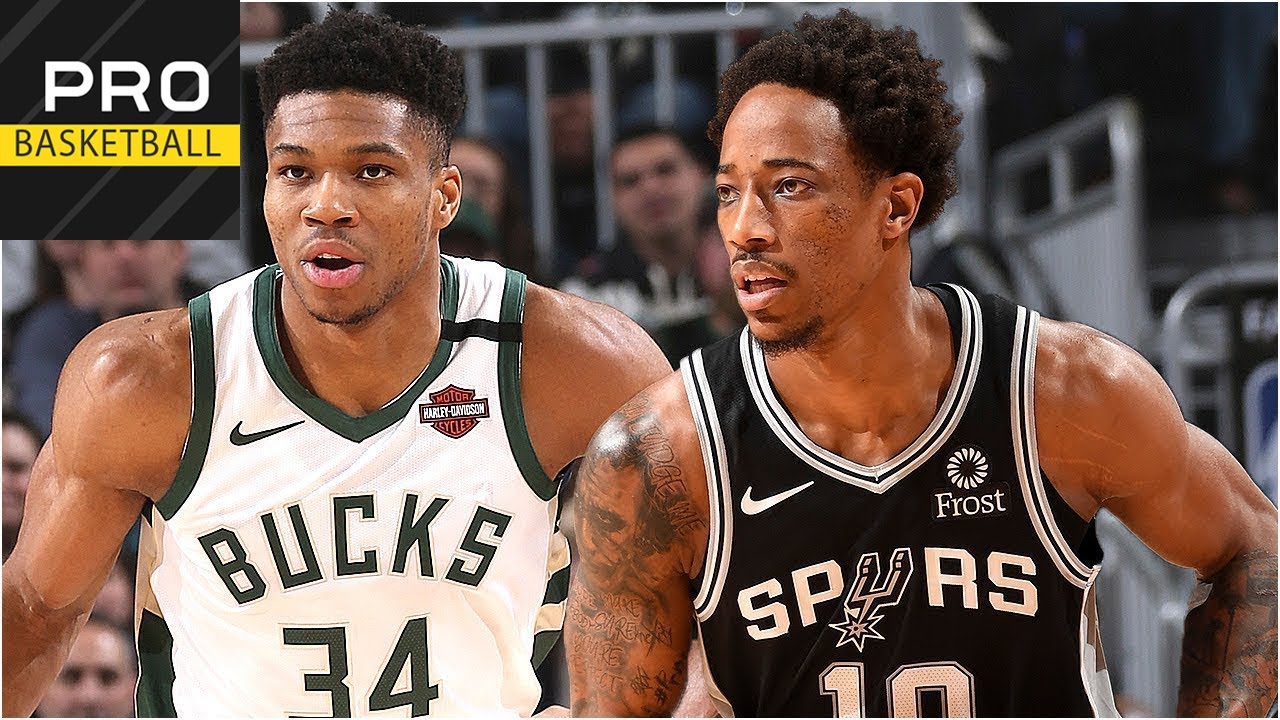 San Antonio Spurs Vs Milwaukee Bucks | Jan. 4, 2019 | 2019-20 NBA ...