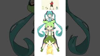 POKÉDANCE 歌って踊ってみた / ずんだもん・初音ミクMMD