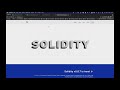 solidity programming 1