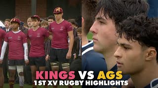 One of the most famous rivalries in New Zealand rugby | King's vs AGS | 1st XV Rugby Highlights