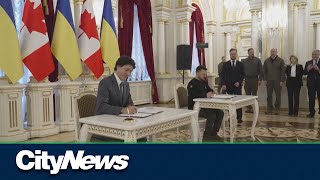 Canada signs new security pact with Ukraine