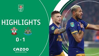 😮 TOON HAVE ONE FOOT IN THE FINAL?! | Southampton v Newcastle United Carabao Cup highlights