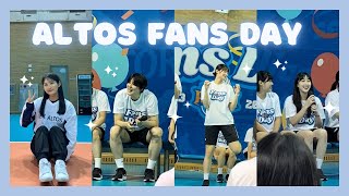 IBK기업은행알토스배구단 FANS DAY 1(선수 입장, 신인선수 댄스 신고식 , Q&A)