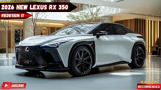 New 2026 Lexus RX 350: A Sneak Peek into the Future of Luxury: What to Expect from the All-New Model